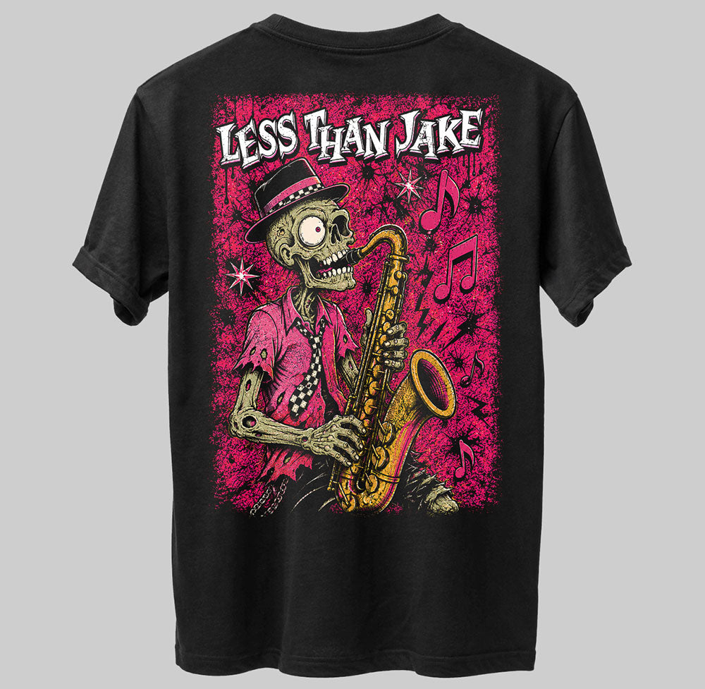 Less Than Jake Punk Ska Metal Band Music Graphic Black Unisex T-Shirt