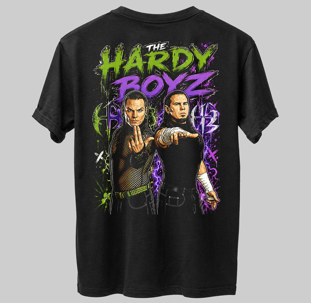 The Hardy Boyz Hall Of Fame WWE Wrestling Black Unisex T-Shirt
