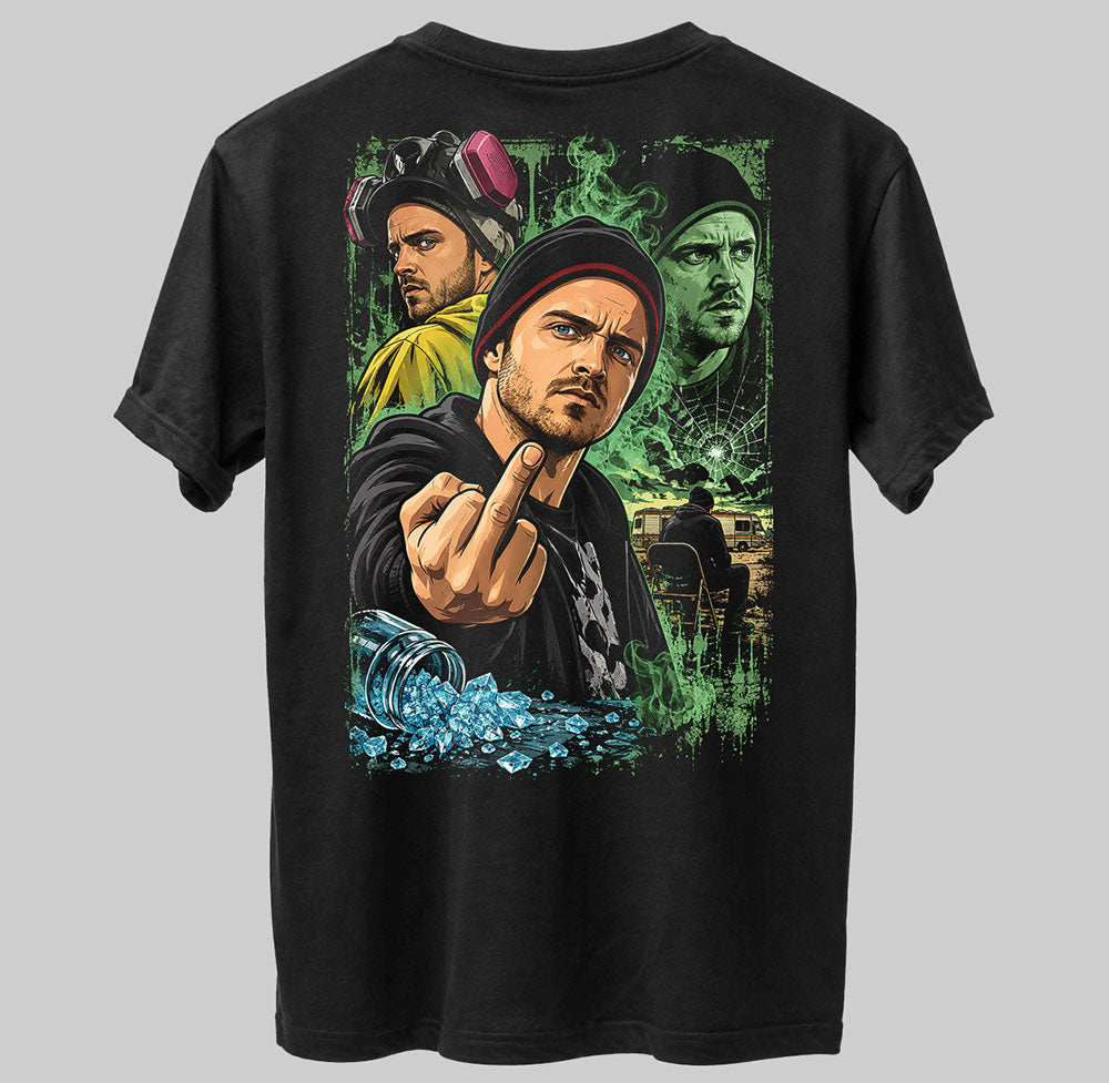 Jessie Pinkman Breaking Bad Graphic Black Unisex T-Shirt