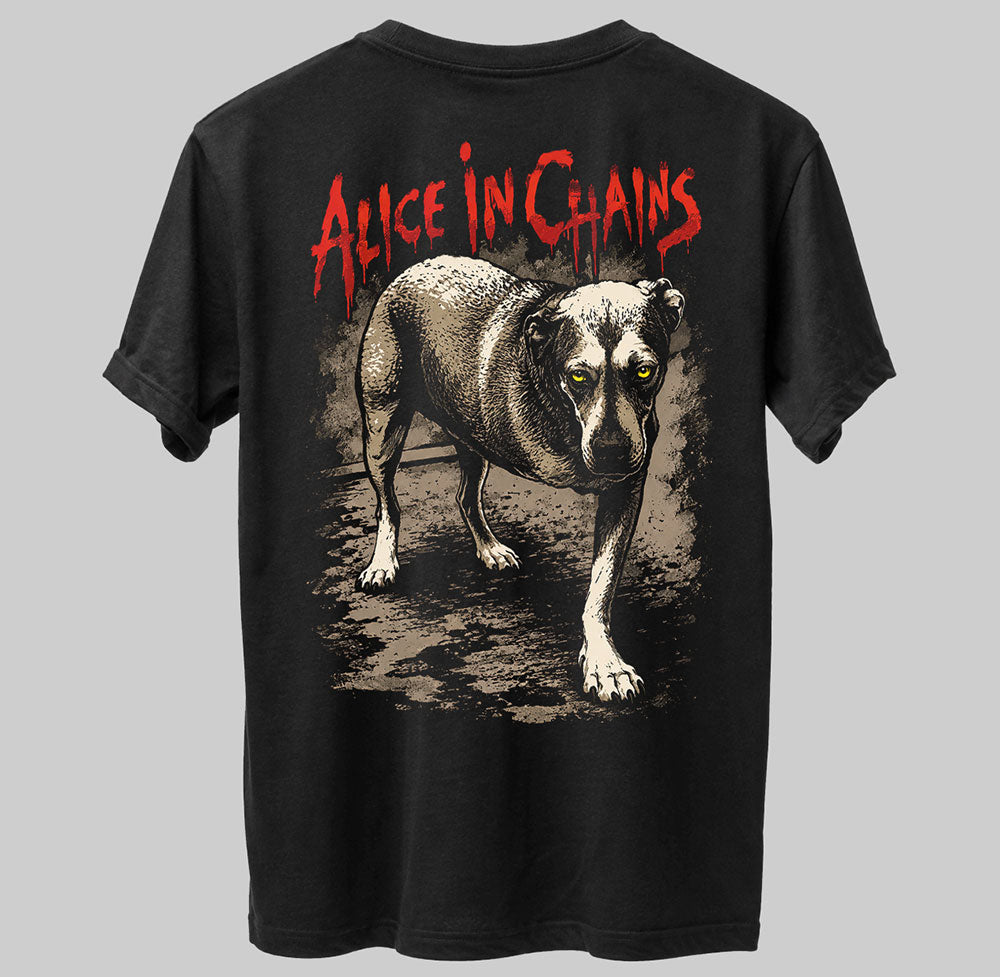 Alice In Chains Heavy Metal Grunge Band Music Graphic Black Unisex T-Shirt