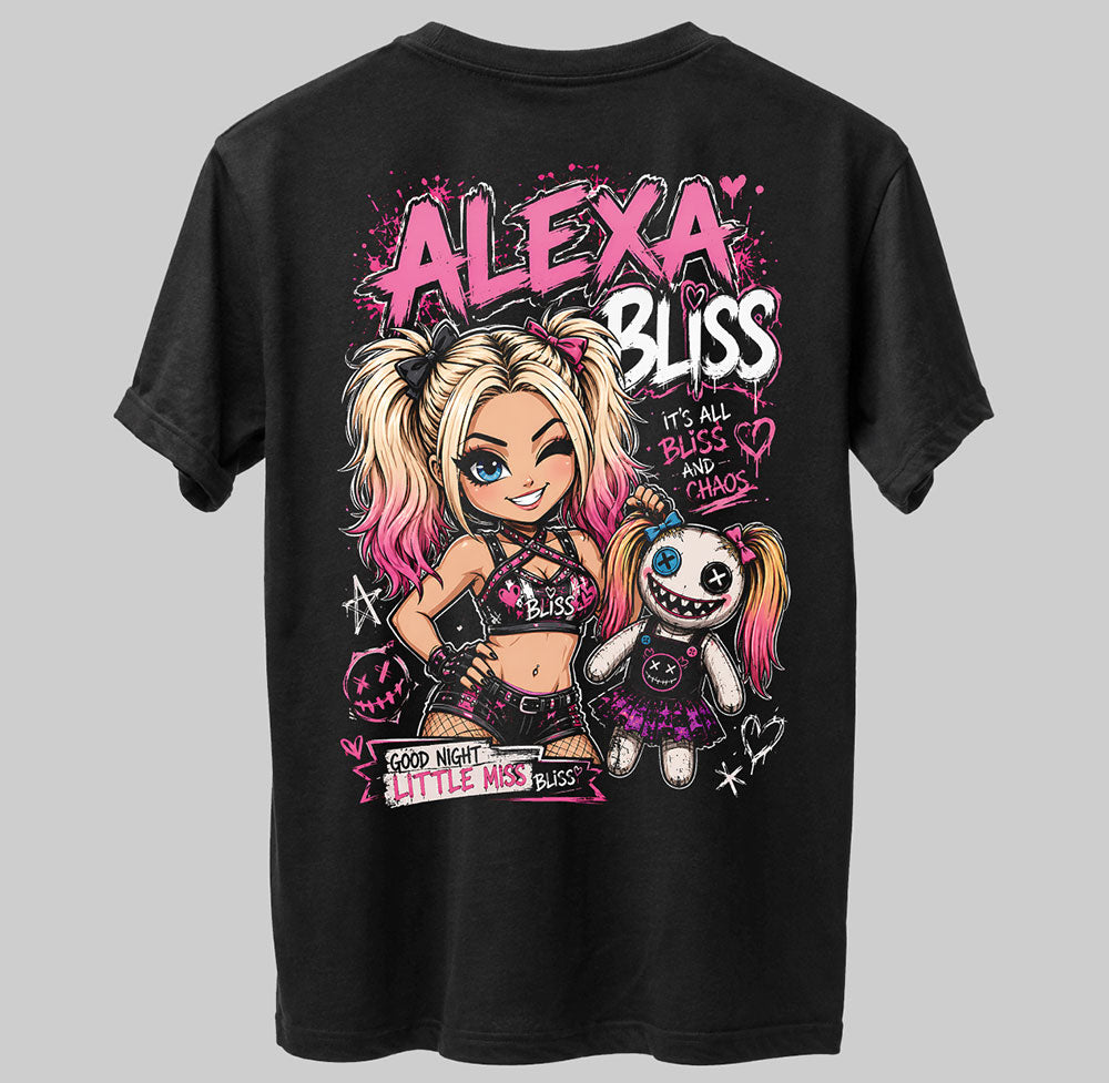 Alexa Bliss Its All Bliss WWE Wrestling Black Unisex T-Shirt
