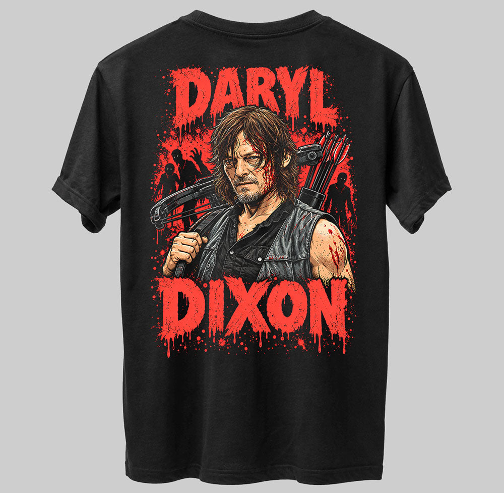 Daryl Dixon The Walking Dead Graphic Black Unisex T-Shirt