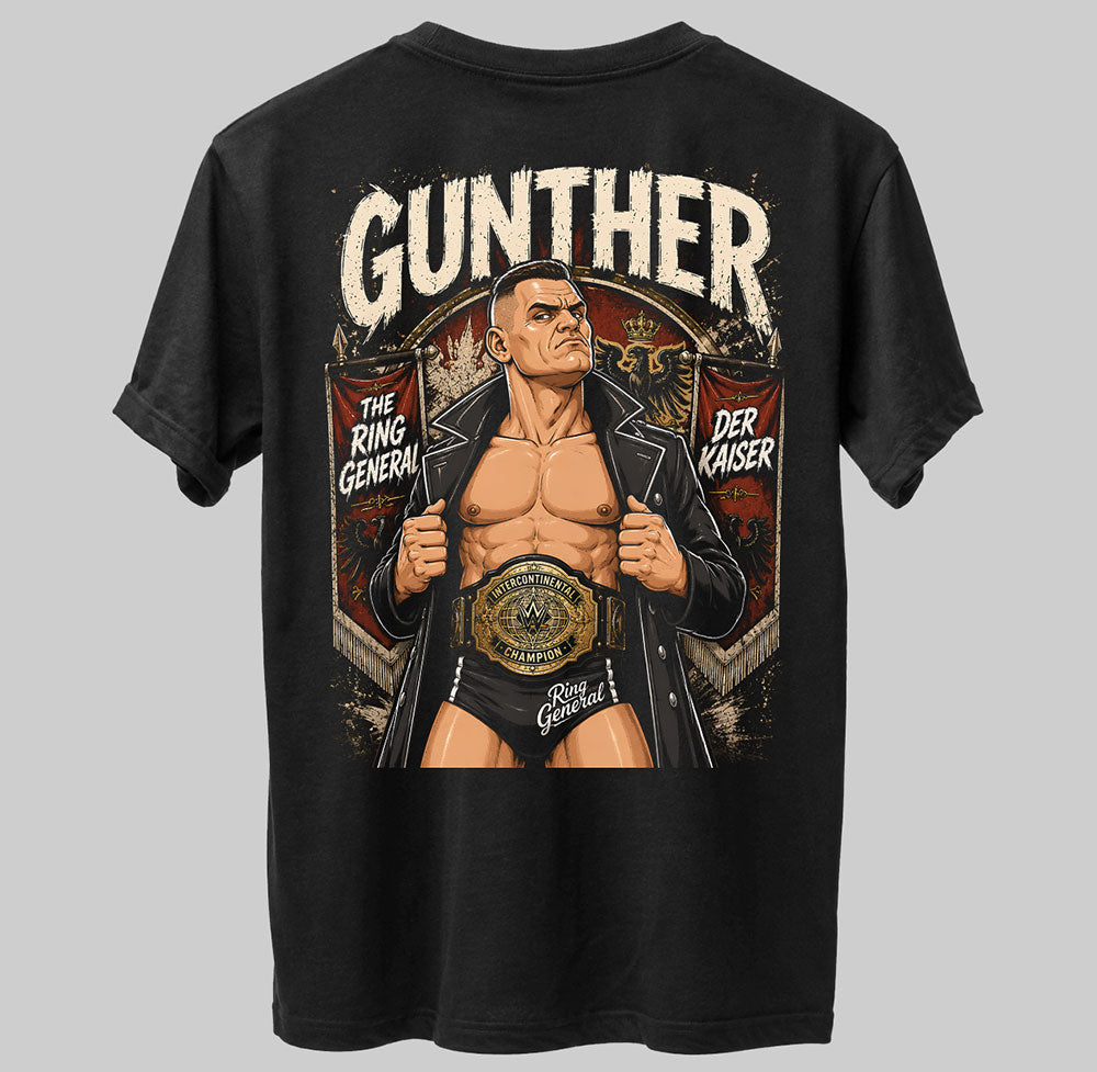 Gunther The Ring General WWE Wrestling Black Unisex T-Shirt