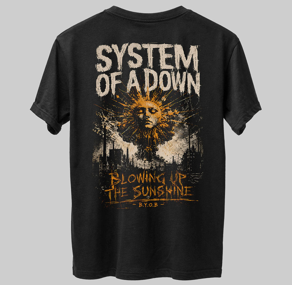 System of a Down Heavy Metal Band Music Graphic Black Unisex T-Shirt