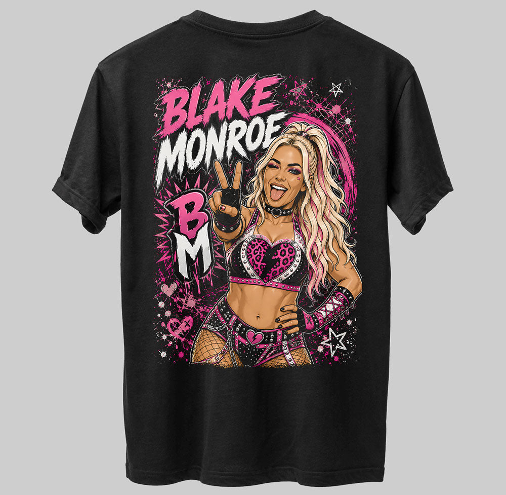 Blake Monroe WWE Wrestling Black Unisex T-Shirt