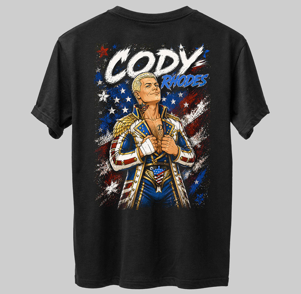 Cody Rhodes The American Nightmare WWE Wrestling Black Unisex T-Shirt