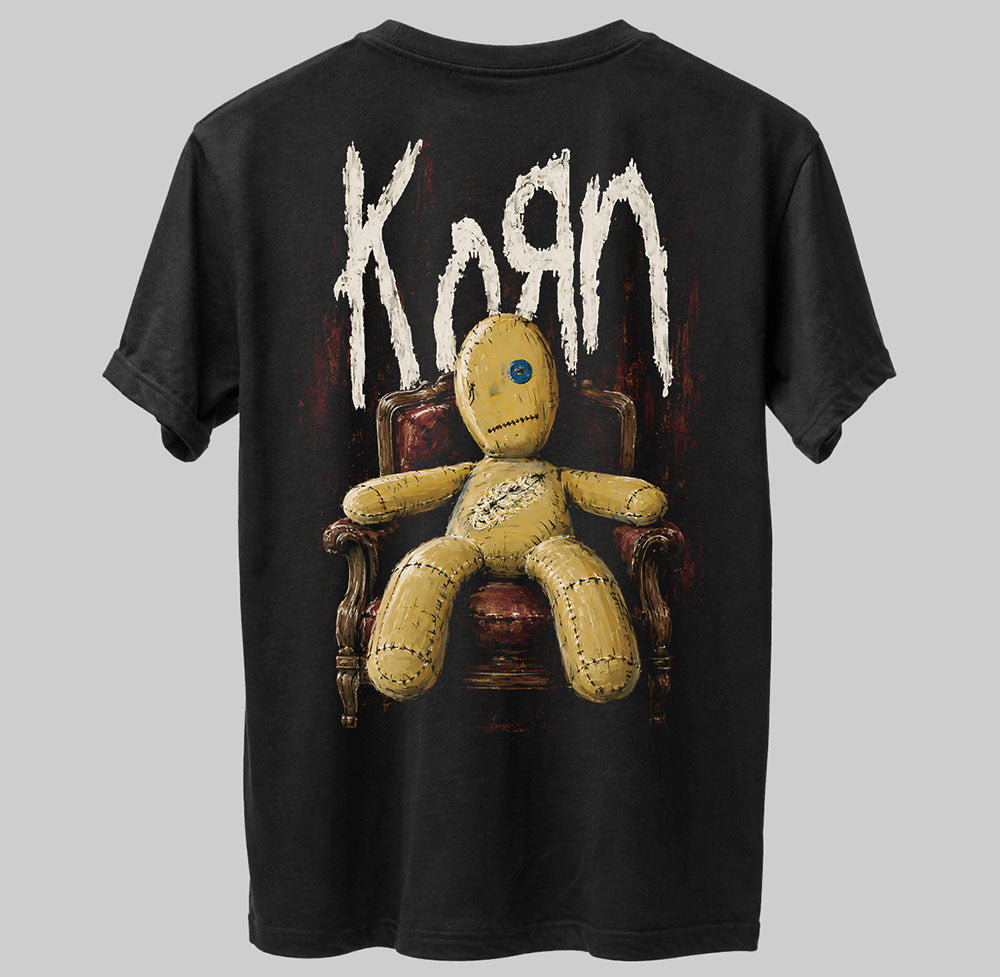 Korn Heavy Metal Band Music Graphic Black Unisex T-Shirt