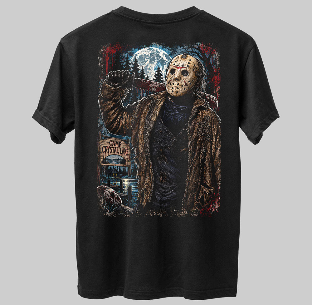 Jason Voorhees Halloween Horror Graphic Black Unisex T-Shirt