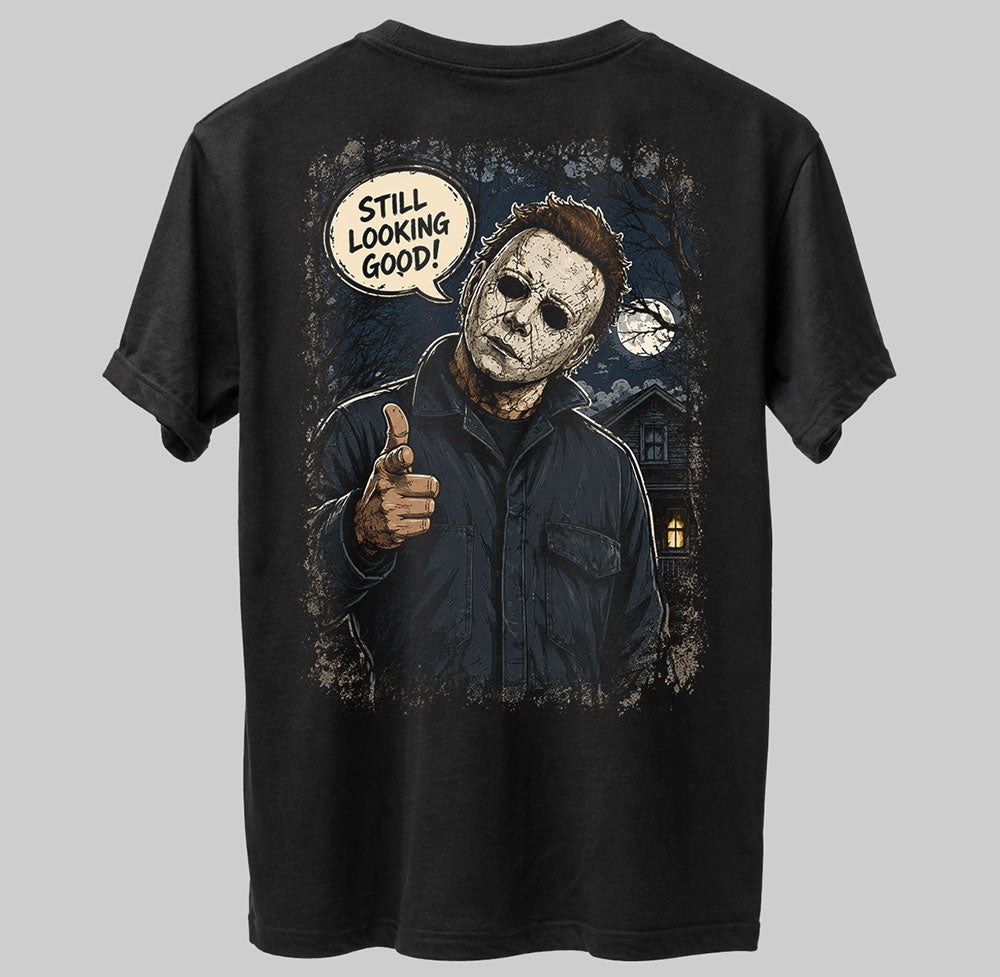 Michael Myers Halloween Horror Graphic Black Unisex T-Shirt