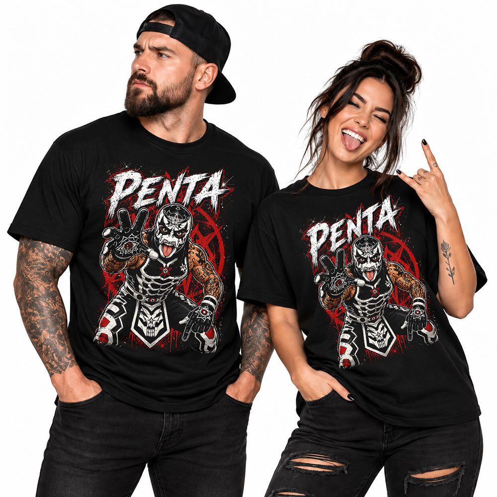 Penta Cero Miedo Lucha Libre WWE Wrestling Black Unisex T-Shirt