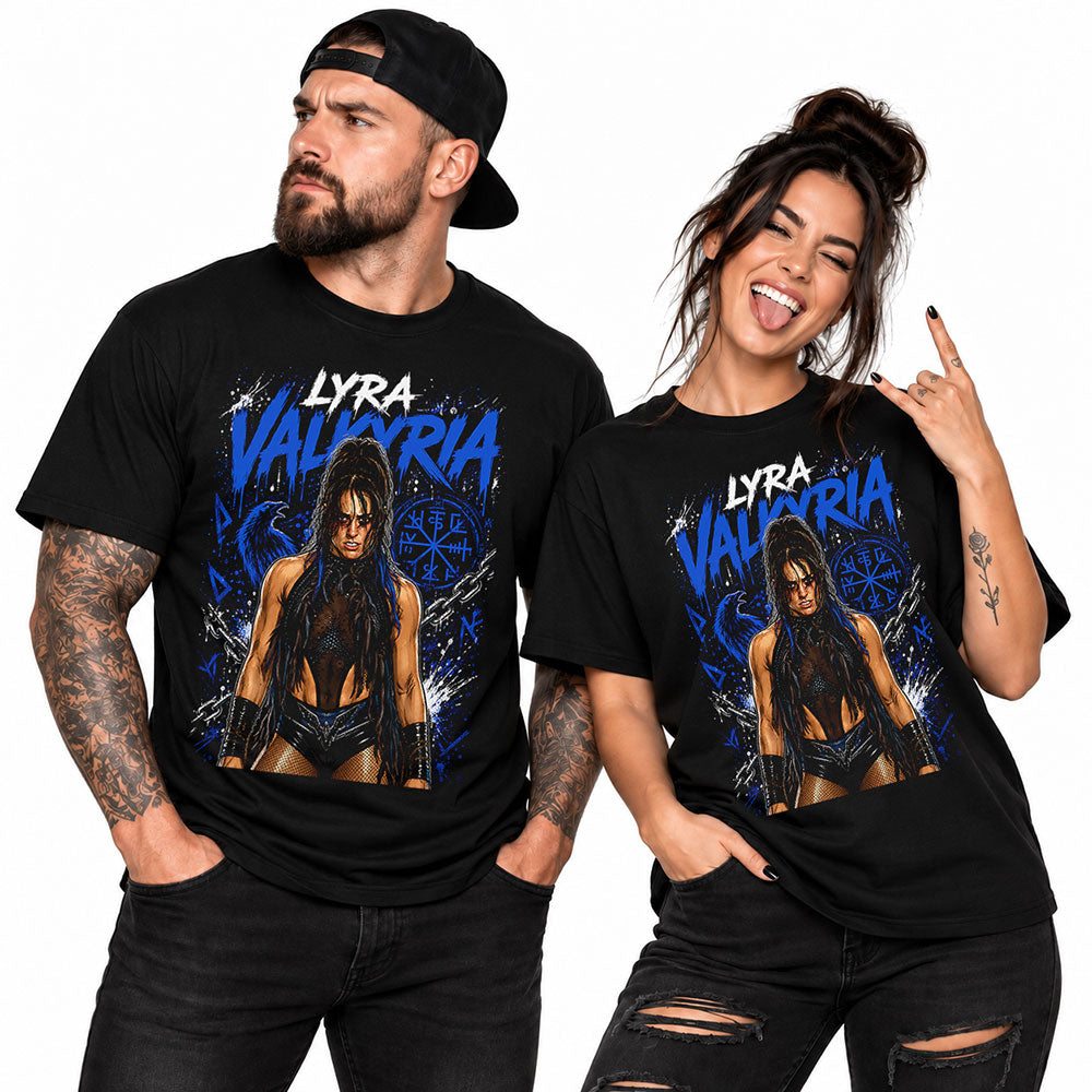Lyra Valkyria WWE Wrestling Black Unisex T-Shirt