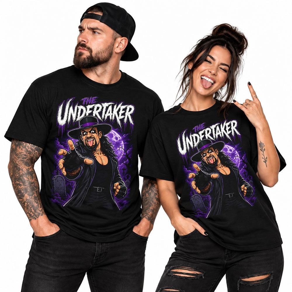 The Undertaker Rest In Peace WWE Wrestling Black Unisex T-Shirt