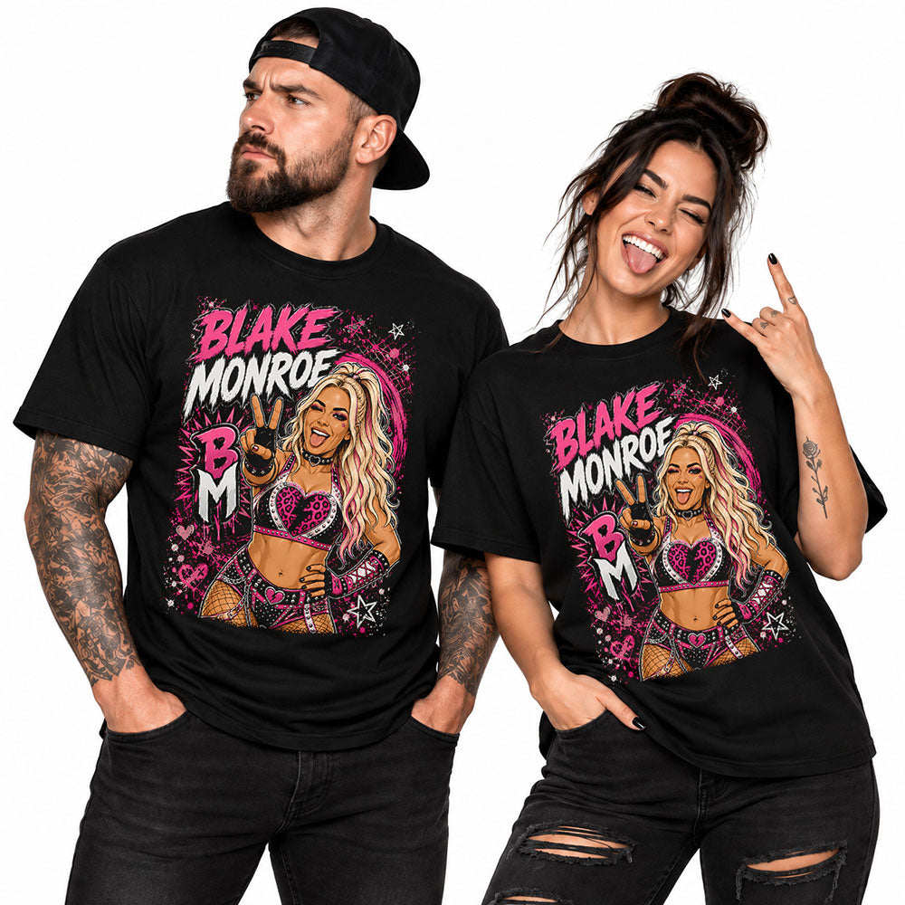 Blake Monroe WWE Wrestling Black Unisex T-Shirt