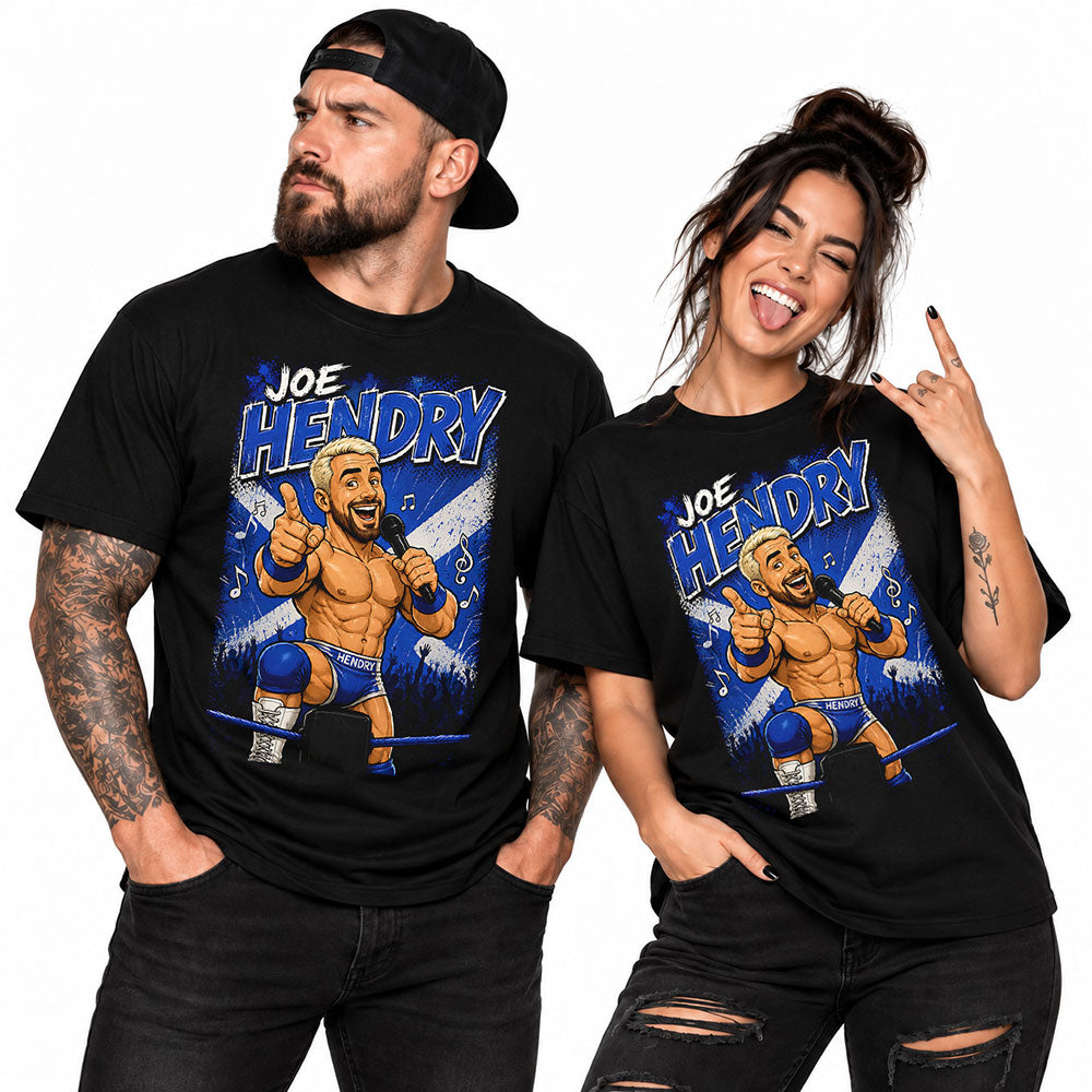 Joe Hendry The Local Hero WWE Wrestling Black Unisex T-Shirt