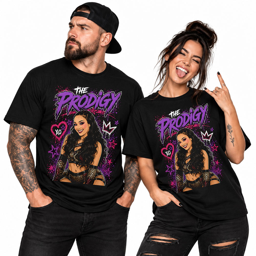 Roxanne Perez The Prodigy WWE Wrestling Black Unisex T-Shirt